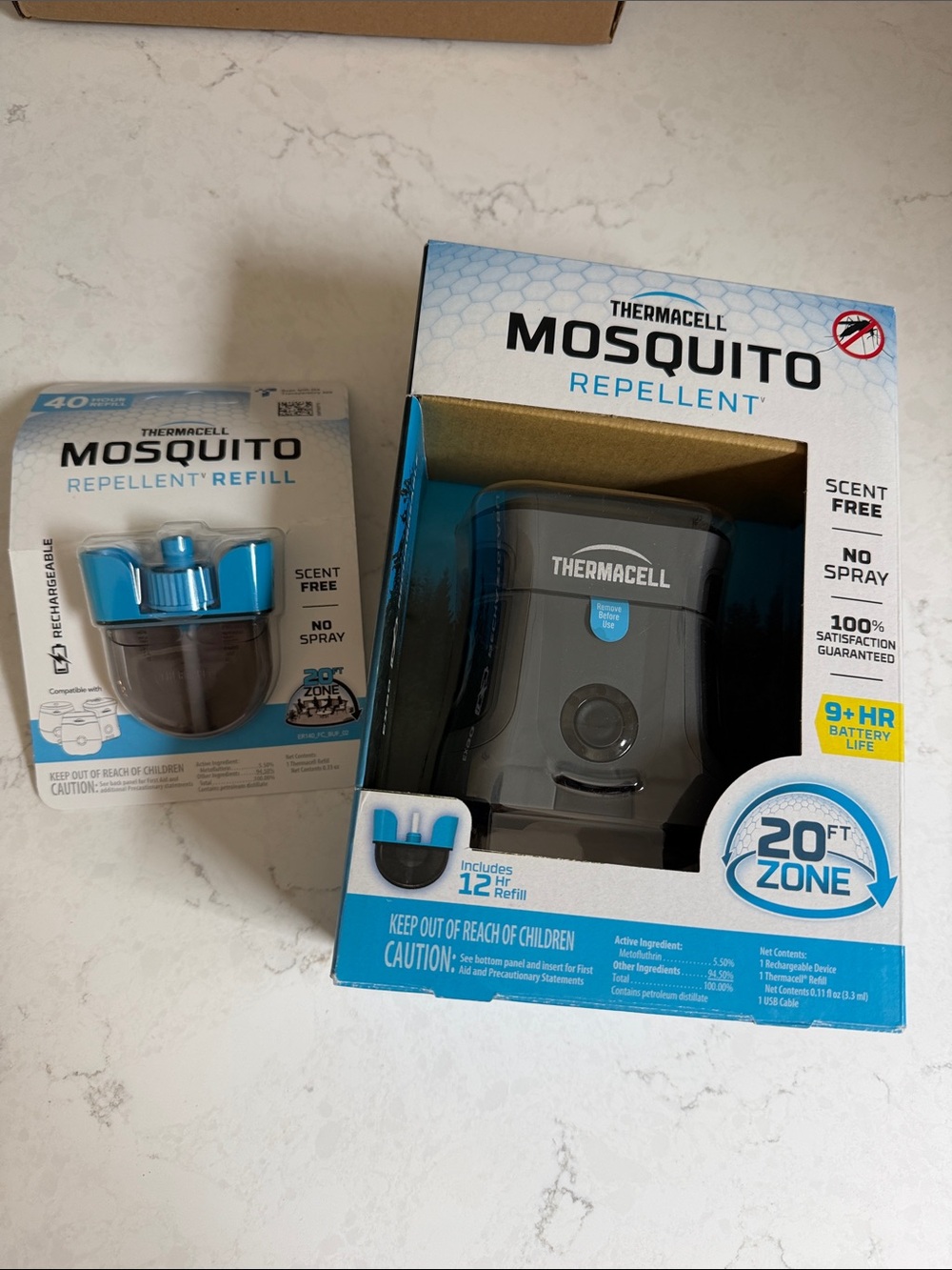 Thermacell Mosquito Repellent with Refill Scent-Free